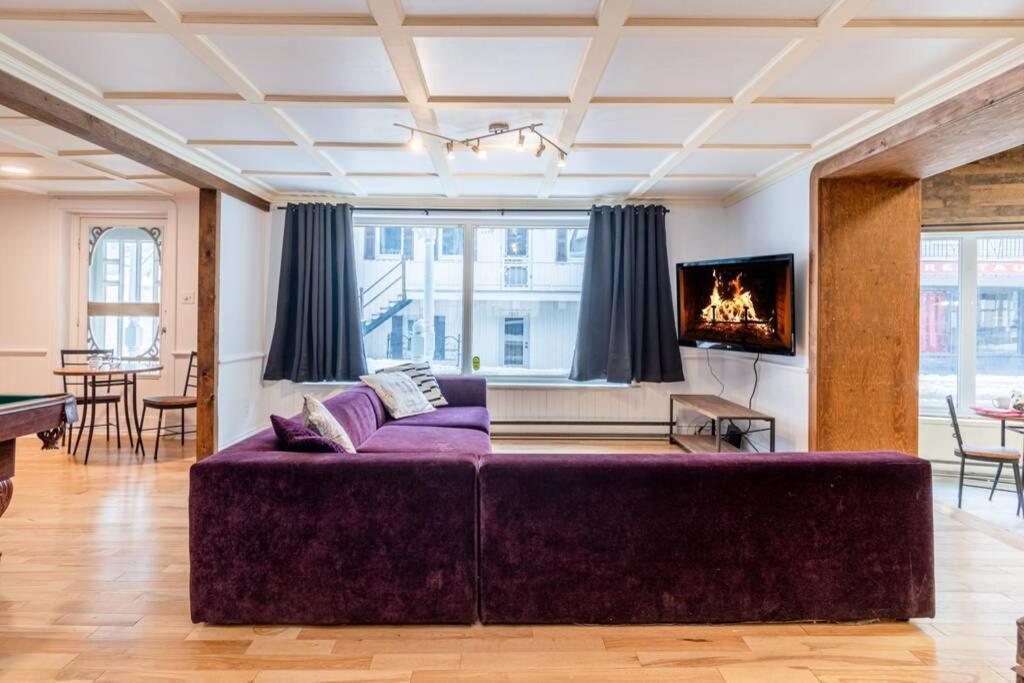 L'Auberge Sainte-Anne - Ski, Spa Et Basilique Villa Eksteriør billede
